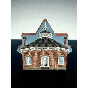 Vtg Watkins Mill School Kearney, MO Cat’s Meow Collectible Buildings Shelf Decor